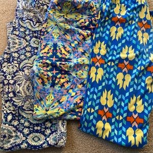 Lularoe leggings os- set of 3